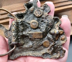 Vintage Bergamot Western Country Music Cowboy Belt Buckle
