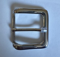 4- Universal Chrome Belt Buckle Garrison Replacement Fits 1.5” Duty Work Uniform