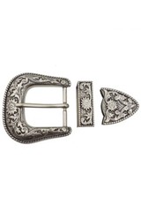 Western-Inspired Floral Buckle Loop and Tip