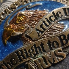 The great American buckle company « Right to bear arms » 1984 – Belt Buckle