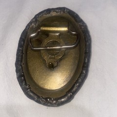 Belt Buckle Of Rainbow And Sun Looks Like Stained Glass