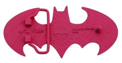 Batman belt buckle Halloween Costume BAT GIRL PINK DIE CUT ORIGINAL Comics GIRLY