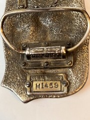 Vintage 1984 I&rsquo;m Proud To Be American Freedom Limited Serial #H1459 Belt Buckle