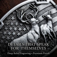 Western Belt Buckles for Men Cowboy Belt Buckle American Patriotic Belt, Deer