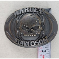 Harley Davidson Willie G Skull Belt Buckle 2008 Brass 97830-08VM