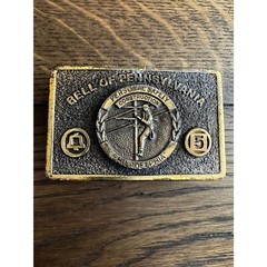 Rare hard to find Bell of Pennsylvania belt buckle 1983 Limited Edition