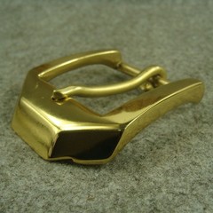 Solid Brass Mirror polish Tongue Pin Belt Buckle for 1.5“ width Belt Z260