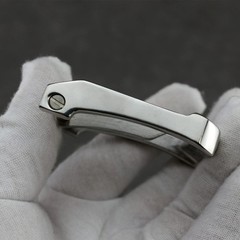 Stainless Steel Removable Belt Buckle Single Prong belt Clip for 3.8cm Wide belt