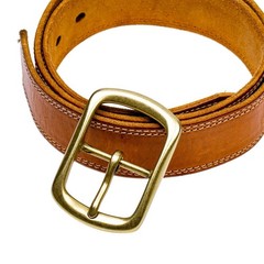 Men&rsquo;s Replacement Single Prong Belt Buckle 38-40mm Brass Stainless Steel