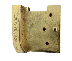 Louis Vuitton Belt Buckle LV Gold Tone 1.5&Prime; Unisex #M0568U Vintage