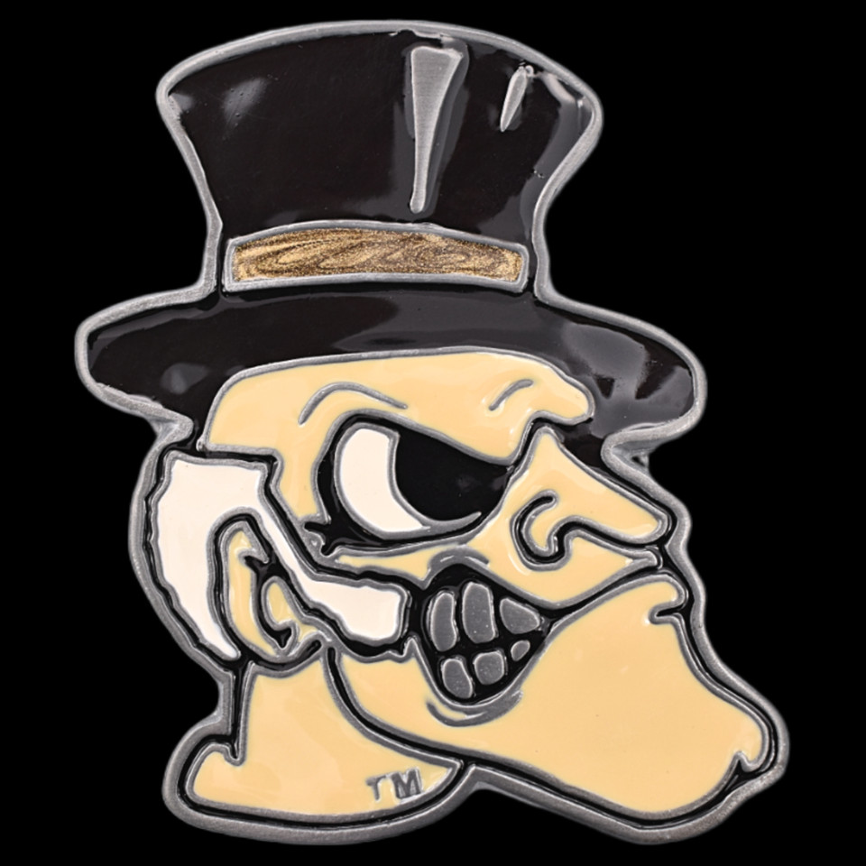 Wake Forest University Athletics Sport NCAA Football Belt Buckle (New Old Stock)