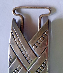 STERLING SILVER 980 TAXCO MEXICO HANDCRAFTED ARTISAN BELT BUCKLE VINTAGE – 20 GR