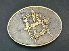 Dean Ambrose Jon Moxley Belt Buckle Wwe Loot Crate Exclusive 2016 Wrestling