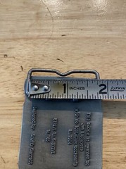 Mining Belt Buckle Collector METAL Original 1984 Safety Award Patina Miner USA