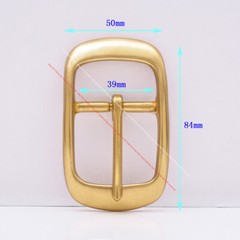 39mm HEAVY DUTY SOLID BRASS OVAL CENTER BAR BELT BUCKLE LEATHERCRAFT ACCESSORIES
