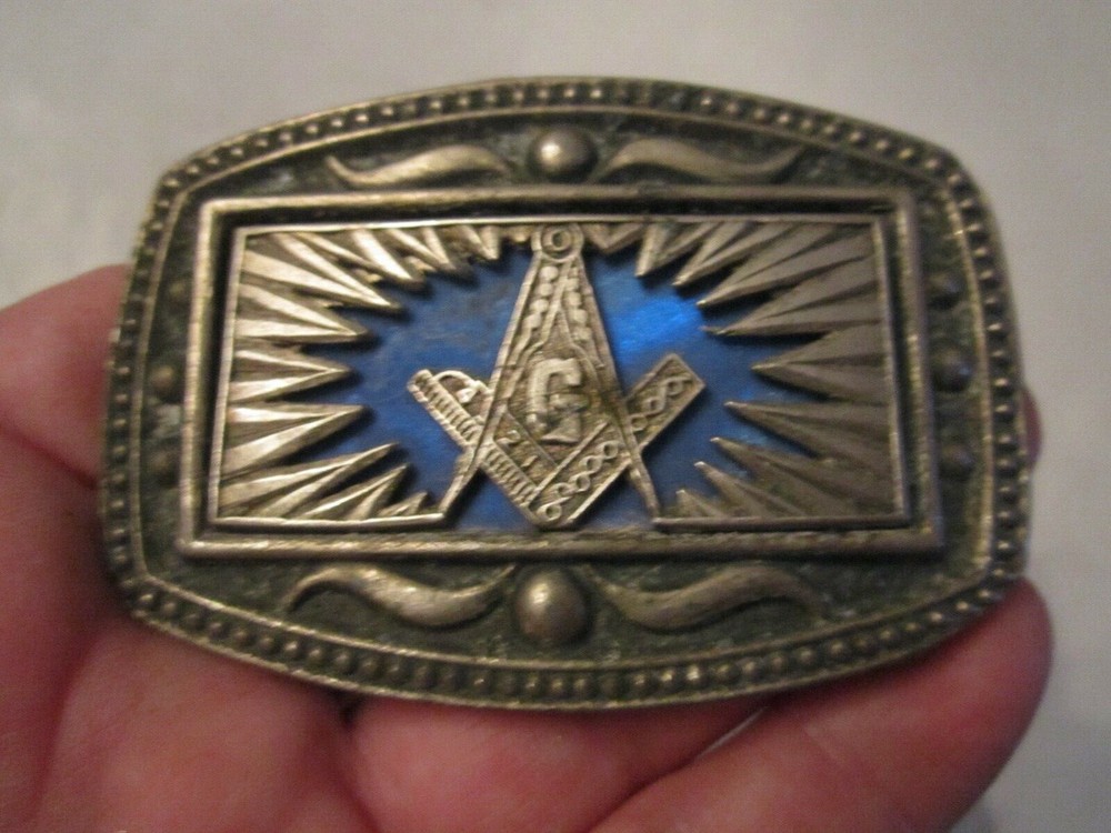 VINTAGE MASONIC BELT BUCKLE – GW-15