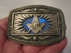 VINTAGE MASONIC BELT BUCKLE – GW-15