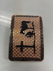 Top Notch Accessories Rose Gold Praying Cowboy Design Western Belt Buckle Used