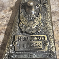 1984 SOUTHERN PACIFIC Train Brass Belt Buckle