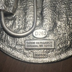 Bergamot buckle D-262 Tree Of Life Buckle USA 2006.