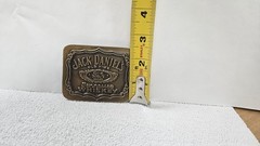Jack Daniels Belt Buckle Mens Old No 7 Tennessee Whiskey Vintage 1993 USA