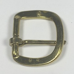 Vintage Replacement Belt Buckle Fits 1.2&Prime; Simple Basic Gold Toned Made in USA 1A