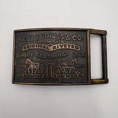 Levi Strauss Co Original Riveted Quality Clothing Belt Buckle San Francisco Cal
