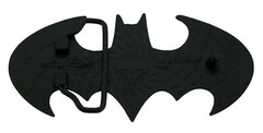 Batman belt buckle Halloween Costume DIE CUT JET BLACK DC Comics Men AUTHENTIC