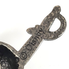 Disney Pirates of the Caribbean Enameled Skull & Crossed Swords Belt Buckle