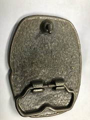 Vintage Country Belt Buckle with Guitar and Banjo & Music Notes