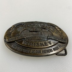 Brass Jack Daniels Whiskey Old No 7 Tennessee Belt Buckle 3×2&Prime; for 1 3/8&Prime; Belt