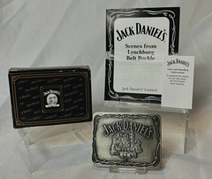 2006 Jack Daniels Belt Buckle Scenes From Lynchburg Tennessee Whiskey In Box