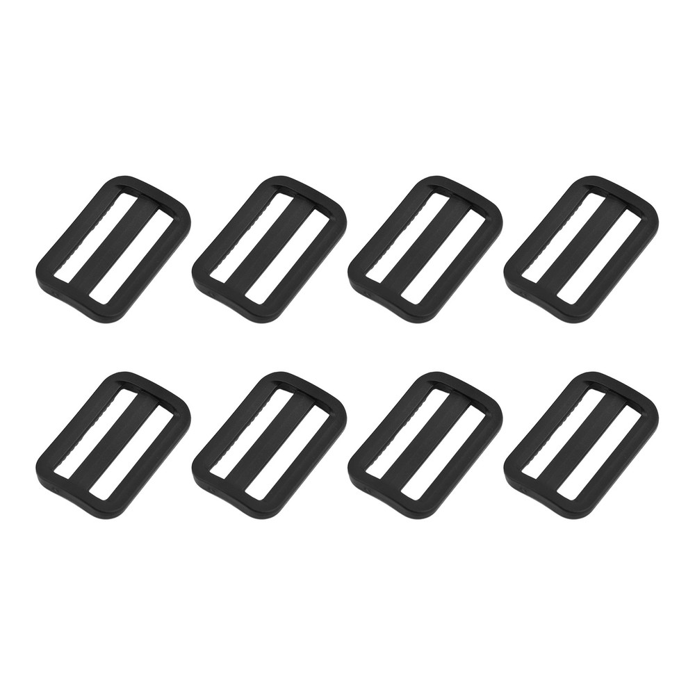 Bag Belt Glide Buckle (3.8cm/1.5&Prime;) 8Pcs, Plastic Adjustable Buckle Fasteners
