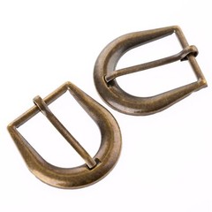 Vintage Bronze 42*32mm Belt Buckles Strap Lot Leathercraft Antique Retro Iron