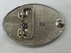 BELT BUCKLE GOLD SILVER TONE SOUTH WESTERN STYLE BULL RIDING MEN WOMEN UNISEX