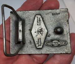 Vintage Indiana Metal Craft Anheiser Busch Budweiser Beer Belt Buckle