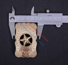 WESTERN COWBOY CHAMPION GLOD TEXAS RANGER STAR RODEO 3D JEANS TROPHY BELT BUCKLE