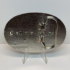 Turquoise Stone Silver Western Country Unisex Engrave Design Belt Buckle