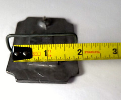 Reading Lines RR Buckle « Finest Antique Finish » Approx. 3¼ »x 2¼ » Pewter Vintage