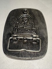 Dale Brisby Invitational Champion Belt Buckle 1987 Winnebago TX MO Silversmiths