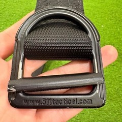 5.11 Tactical Operator Belt Large Black Nylon D-Ring Buckle Used – Very Good