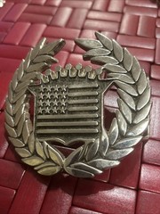 Cadillac Logo Belt Buckle Famous Stars and Straps Chrome Excellent Condition