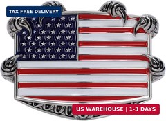 Belt Buckles for men women – Western Cowboy Belt Buckle American Flag and Eagle