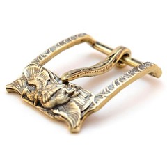 Brass belt buckle Duck Season, pin type Hunter trophy gift buckle for 1.5 inch