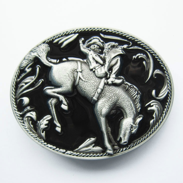 BRAND NEW RODEO BRONCO RIDER COWBOY HORSE BELT BUCKLE !