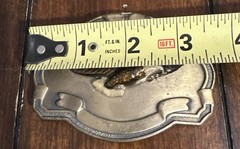 Vintage Flying Eagle Belt Buckle Bronze