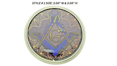 Mason Masonic Fraternal Compass Masonry Freemasonry Master Belt Buckle Vintage
