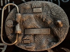 Siskiyou Buckle Co. Lot Alaska Moose 1992 & Native American Buffalo Nickel 1991