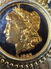 24k GOLD PLATED VINTAGE BELT BUCKLE RARE