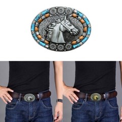 Vintage Ethnic Carved Belt Buckle Metal Teenager Belt Buckle Replacement